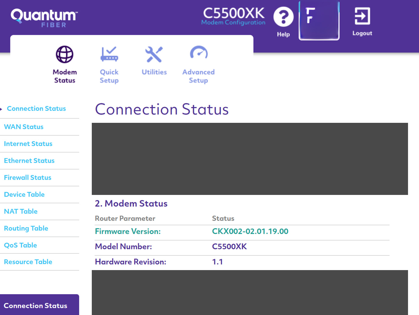 location of firmware version